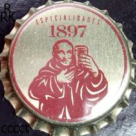 1897 Especialidades Weizen Bier Brauerei Kronkorken aus Spanien 2020 neu in unbenutzt