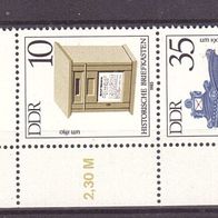 DDR Mi 2924/26 postfr. S Zd 280 Hist. Briefkästen