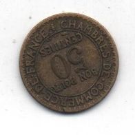 Münze Frankreich Bon Pour 50 Centimes 1922