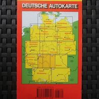 NEU: Deutsche Auto Karte Rhein-Main Heidelberg Würzburg Nürnberg Nr 10 1:200.000
