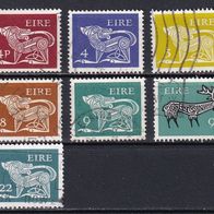 Irland, ab 1968, Dauerserie, 12 Briefm., gest.