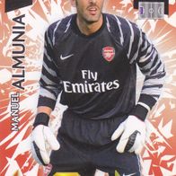 Arsenal London Panini Trading Card Champions League 2010 Manuel Almunia Nr.1