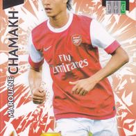 Arsenal London Panini Trading Card Champions League 2010 Marouane Chamakh Nr.11