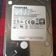 Toshiba MQ01ABD100 1000GB interne Festplatte (6,4 cm (2,5 Zoll), 5400rpm, 8MB Cache