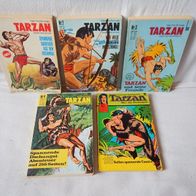 Tarzan Sohn der Affen Taschenbücher TB 1-5 komplett BSV / Williams Verlag 1971