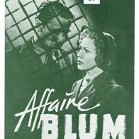 Filmprogramm FiF Nr. 4 Affaire Blum Hans Christian Blech 4 Seiten