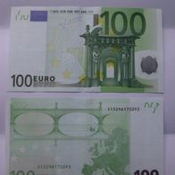 1 Geldschein 100 Euro Trichet 2002 wie abgebildet S