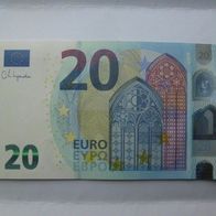 1 Geldschein 20 Euro Lagarde wie abgebildet RP 2015