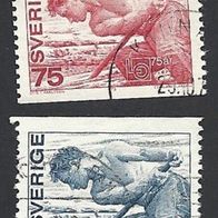Schweden, 1973, Michel-Nr. 804-805, gestempelt