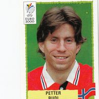 Panini Fussball Euro 2000 Petter Rudi Norwegen Nr 244