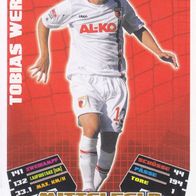 FC Augsburg Topps Match Attax Trading Card 2012 Tobias Werner Nr.13