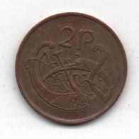 Münze Irland 2 Pence 1988