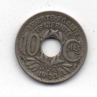 Münze Frankreich 10 Centimes 1923