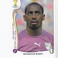 Panini Fussball WM 2014 Boubacar Barry Elfenbeinküste Nr 224