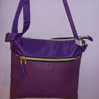 Handtasche, Damentasche, Schultertasche, Shoulder Bag Lila HT-12693