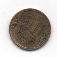 Münze Jugoslawien 50 Para 1938