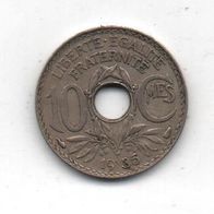 Münze Frankreich 10 Centimes 1935