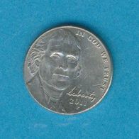 USA 5 Cents 2011 P