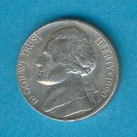 USA 5 Cents 1990 P