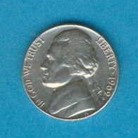 USA 5 Cents 1969 D