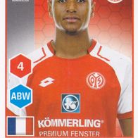 FSV Mainz 05 Topps Sammelbild 2017 Abdou Diallo Bildnummer 186