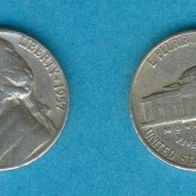 USA 5 Cents 1957 D