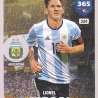 Panini Trading Card Fifa 365 Lionel Messi Argentinien Nr.324 International Star 2017