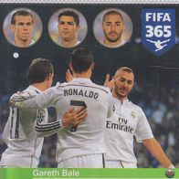 Panini Trading Card Fifa 365 Bale, Cristiano Ronaldo, Benzema 2015