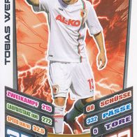 FC Augsburg Topps Match Attax Trading Card 2013 Tobias Werner Nr.12