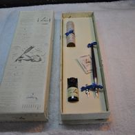 Kalligraphie Set in Geschenkverpackung mit Holzschreibfeder, Ersatz und 10 ml Tinte