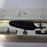 Kalligraphie Set in Geschenkverpackung mit Gänsefeder und Zubehör AL201 violett