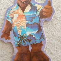 Alf Aufkleber mit Hawaiihemd, Rarität , ca 30Jahre alt, unbenutzt