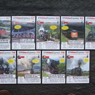9 DVDs - Eisenbahn Romantik / Er Video Express - Verlagsgruppe Bahn 2010 / 2012