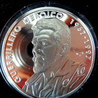 Che Guevara, 10 Pesos Convertible CUC, Silber - Münze, 1997, Kuba, Cuba, sehr rar