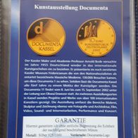 10 Euro Gedenkmünze vergoldet * Kunstausstellung Documenta* Sammlung Deutschland