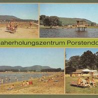 alte AK Naherholungszentrum Porstendorf 1987, Neuengönna, Kreis Jena