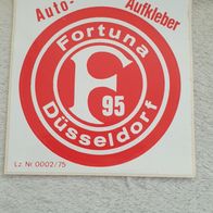 Fortuna Düsseldorf 95, Aufkleber, , ca.30 Jahre alt, unbenutzt.
