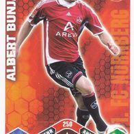 1. FC Nürnberg Topps Match Attax Trading Card 2010 Albert Bunjaku Nr.250