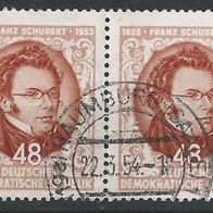 125. Todestag Franz Schubert ZD MNR 404 OS gestempelt