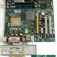 Mainboard Lenovo / ECS G31T-LM, Intel Q6600 4x2,4 GHz, 4 GB Ram