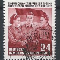 Deutschlandtreffen 1954 MNR 429 GS gestempelt