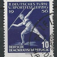Deutsche Turn- und Sportfest 1956 MNR 531 GS gestempelt