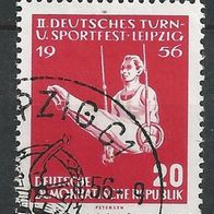 Deutsche Turn- und Sportfest 1956 MNR 533 GS gestempelt