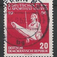 Deutsche Turn- und Sportfest 1956 MNR 533 OS gestempelt