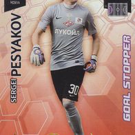 Spartak Moskau Panini Trading Card Champions League 2010 Sergei Pesyakov Nr.323