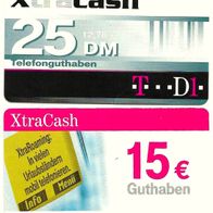 2 Prepaid - Telefonkarten Xtra-Card - 5 , leer