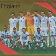 Panini Sammelbild Fifa 365 Jahr 2016 Mannschaft England Nr.856