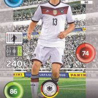 Panini Trading Card Road to Uefa EM 2016 Thomas Müller aus Deutschland Nr.60
