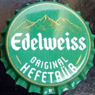 Edelweiss Original Hefetrüb Bier Brauerei Kronkorken aus Oesterreich neu in unbenutzt