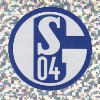 Schalke 04 Topps Sammelbild 2009 Vereinslogo Glitzer Bildnummer 354